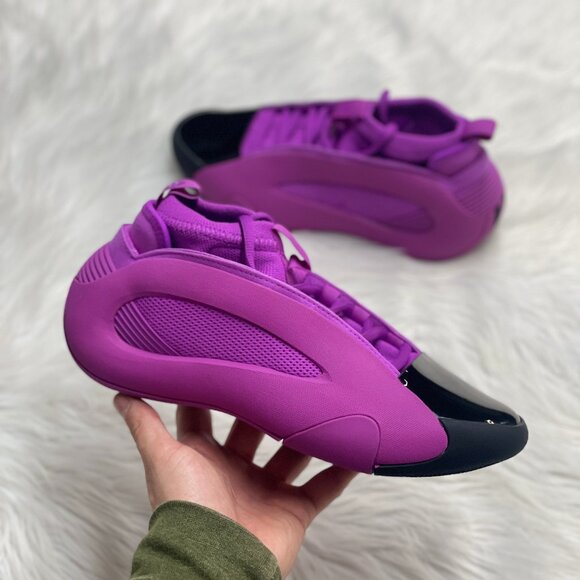 Adidas Harden Vol. 8 Low Mens Basketball Shoes Purple IG6647 NEW Multi Sz - Picture 1 of 9